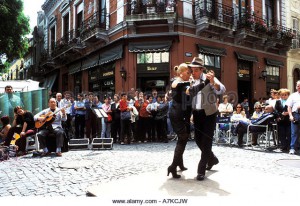 Gorące tango w San Telmo.